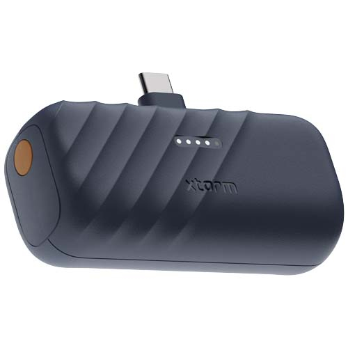 Powerbank à personnaliser 5000 mAh 20 W Xtorm Go2 Bleu minéral